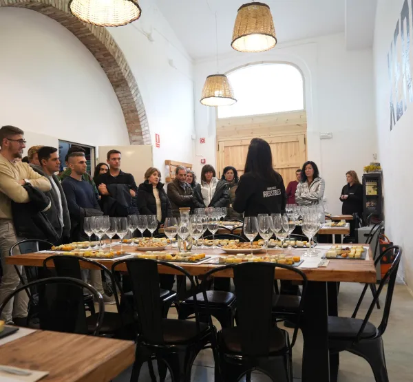 Moment d'una de les activitats de tast