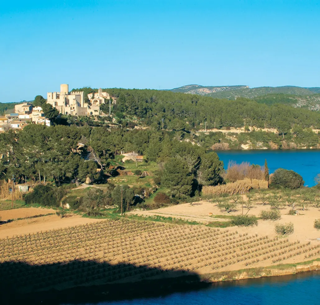 Castellet and the Foix reservoir